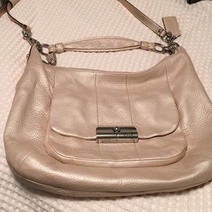 Coach Kristin bag. Beautiful Pearl metallic color.